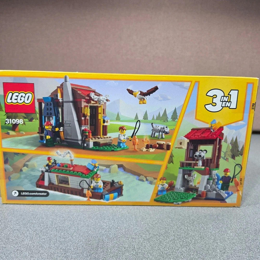 LEGO Creator Outback Cabin 31098 3-in-1 Set 305pc Brown New Sealed Building Toy
